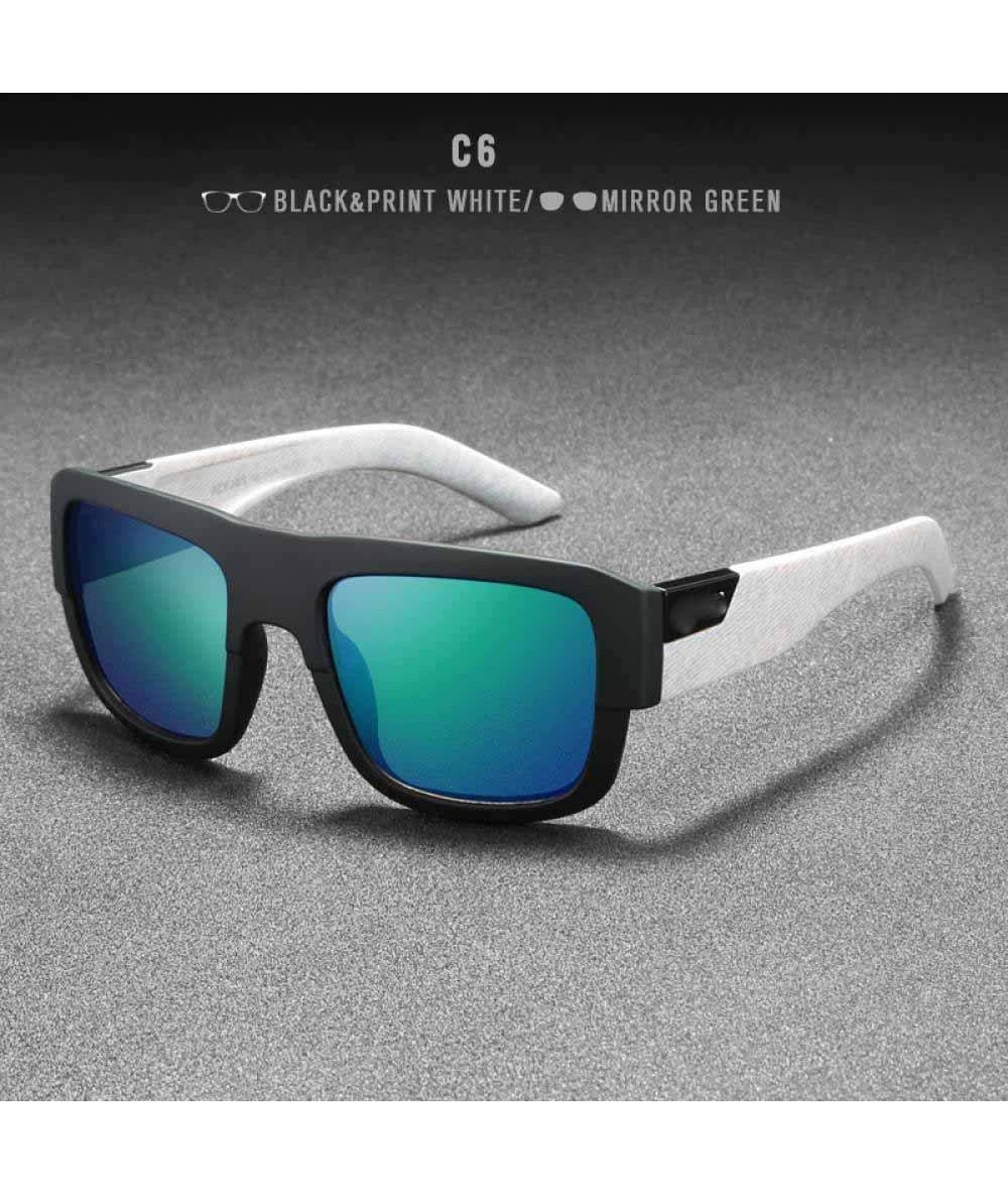 Aviator World-renowned Designer Polarized Sunglasses Men Durability Vintage Sun C5 - C6 - C518YKURMU3 $26.36