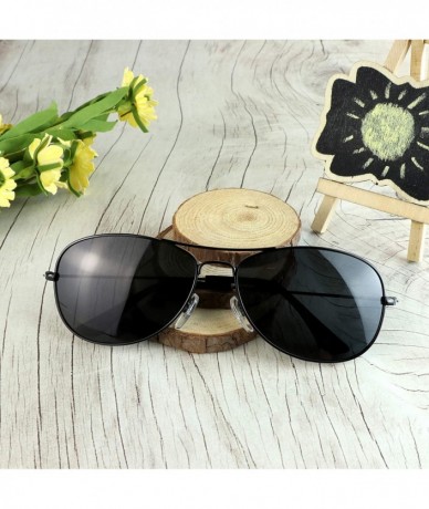 Oval 2 Pairs Polarized Vintage Oval Sunglasses for Women/Men Classic Retro Designer Style - 3362 - CA198KCKND8 $35.01