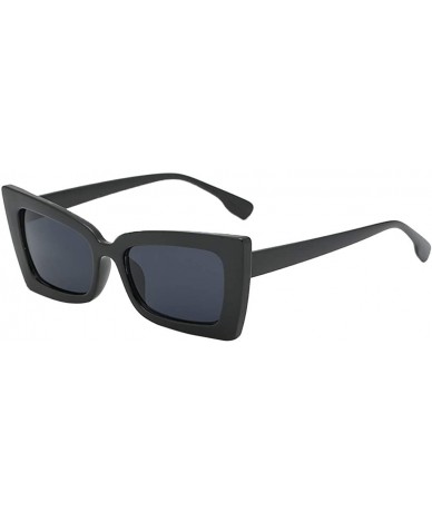 Rimless Fashion Man Women Irregular-Retro Oversized Square Sunglasses Vintage Retro Style - A - C4196TZ4YOX $14.53