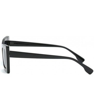 Rimless Fashion Man Women Irregular-Retro Oversized Square Sunglasses Vintage Retro Style - A - C4196TZ4YOX $14.53