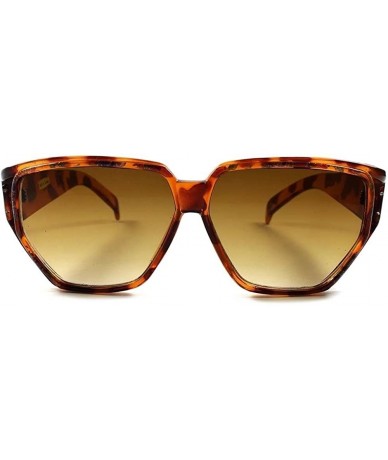 Square Classic Old Genuine Vintage 60s Mens Womens Square Sunglasses - Tortoise - CS18XO2R362 $17.85