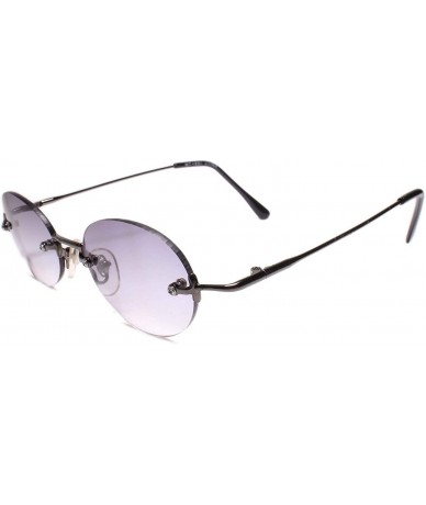 Round Genuine Vintage 80s Style Hip Hop Dapper Round Sunglasses - Gunmetal - CI18WEC4ZH5 $25.44