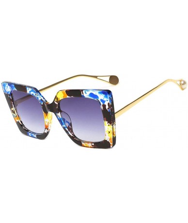 Square Women Luxury Er Fashion Unisex Sunglasses Men Sun Glasses Male Eyewear Ladies Female - C1 - CR199CIQG9X $34.52