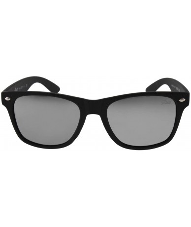 Square New York Encore Polarized Sunglasses - Tripleblackmirror - C9196MQSN4K $39.99