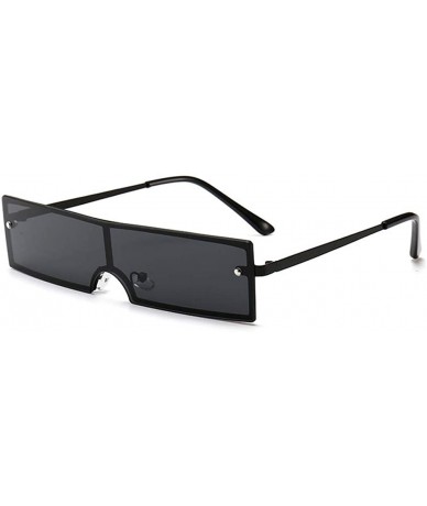 Shield Futuristic Cyclops Monoblock Shield Mirrored Sunglasses - Black - C818NZ4G27D $35.09