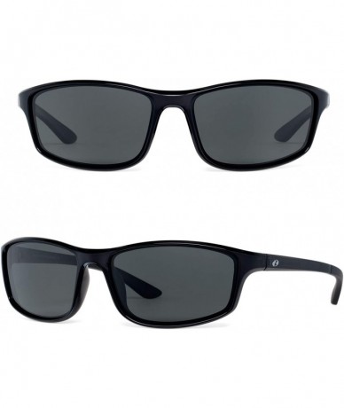 Oversized Corning glass lens sunglasses for men & Women italy made polarized option - Black/Grey Lens - CD18NQYE08X $85.63