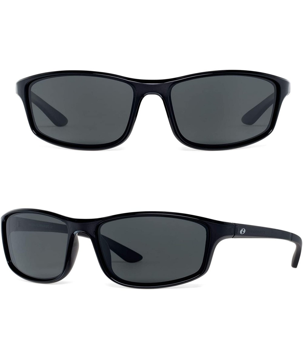 Oversized Corning glass lens sunglasses for men & Women italy made polarized option - Black/Grey Lens - CD18NQYE08X $85.63