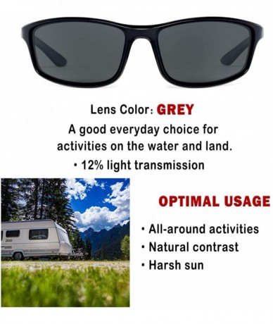 Oversized Corning glass lens sunglasses for men & Women italy made polarized option - Black/Grey Lens - CD18NQYE08X $85.63