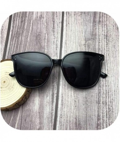 Cat Eye Korea Design Women Gentle Sunglasses Fashion Cat Eye Sunglass Men Vintage Sun Glasses Retro Eyewear Bye - C219850RO3M...