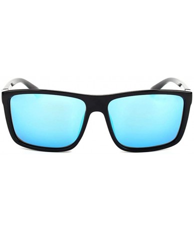 Square Vintage Style Sunglasses Men Classic Male Square Glasses Y6625 C1 BOX - Y6625 C6 Box - CS18XGG0573 $29.38