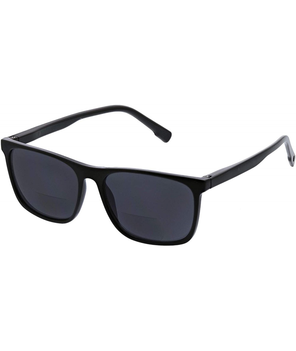 Square Highbrow Square Hideaway Bifocal Sunglasses- Black- 56 mm 3 - CM18X96SARI $43.22