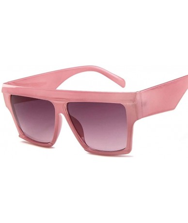 Oversized Oversized Sunglasses for Women Nonpolarized New Fashion PC Frame Glasses Uv Protection MLS5059 - Pink - CF18UTU4WK4...