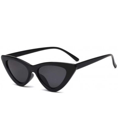 Cat Eye Sunglasses Triangle Vintage Ladies Glasses - C3silver - CK199EIRHSM $28.95