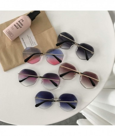 Round Newest Cool Polygon Shaped N Fashion Women's Ocean Sheet UV Protection Eyewear Sun Glasses UV400 - 8 - CQ1984Z68UK $32.81