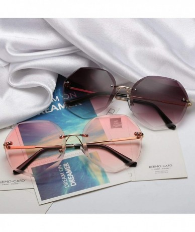 Round Newest Cool Polygon Shaped N Fashion Women's Ocean Sheet UV Protection Eyewear Sun Glasses UV400 - 8 - CQ1984Z68UK $32.81