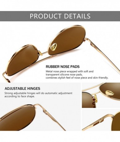 Round Women's Lightweight Oversized Aviator Sunglasses - Mirrored Polarized Lens - CW196INRTMW $31.73