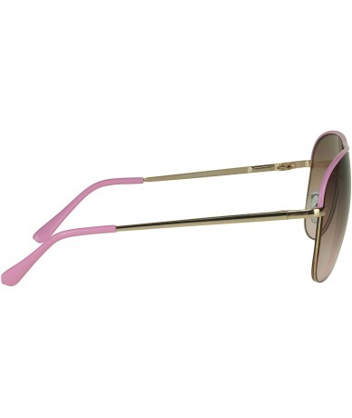 Aviator Aviator Sunglasses TearDrop with Gradient Lenses Unisex - Pink - CG12F09ODY1 $23.54