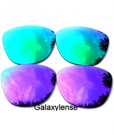 Oversized Replacement Lenses Frogskins Purple&Green Color Polarized 2 Pairs-! - Purple&green - CU125QOJ1SX $26.50