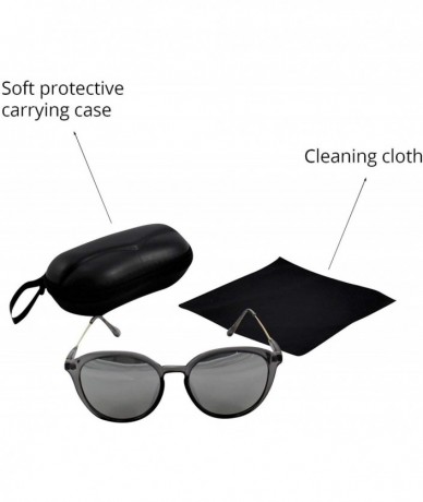 Cat Eye Sunglasses - 100% UVA & UVB protection - Venice-charcoal - CK18RELIXOU $44.10