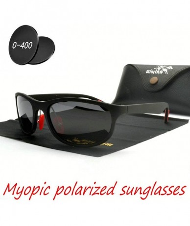 Goggle Ultra light Myopic Polarized Glasses Sport Style Driver Square Men nearsighted polarized Sunglasses - C718W5R3GHZ $54.02