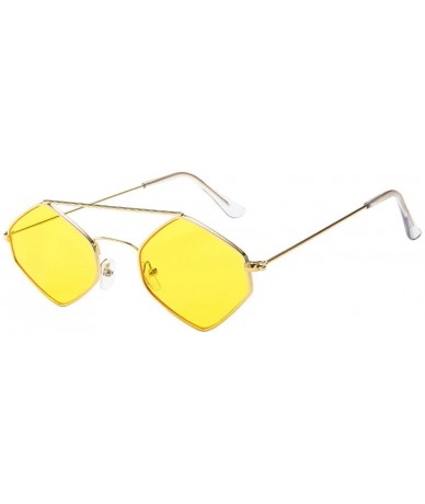 Sport Women Men Vintage Retro Unisex Rhombus Frame Sunglasses Eyewear - 1196f - CD18RS6C7LC $17.58