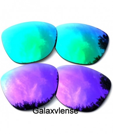 Oversized Replacement Lenses Frogskins Purple&Green Color Polarized 2 Pairs-! - Purple&green - CU125QOJ1SX $26.50