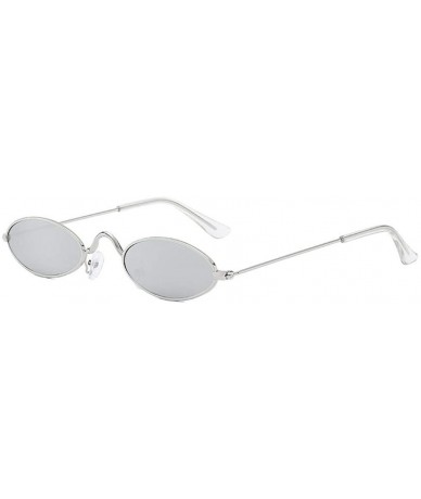 Oval Unisex Sunglasses Shooting Fashion Glasses - I - C5196SKITWW $18.79