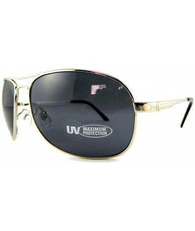 Aviator New Promotional Classic Metal Aviator Sunglasses - Grey Lens - Silver - CW11F4G5HXR $18.80