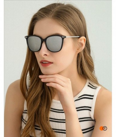 Oversized Stylish Oversized Sunglasses for Women Men Classic Frame with UV400 Protection Sun Glasses - C618X6I9HZI $27.19