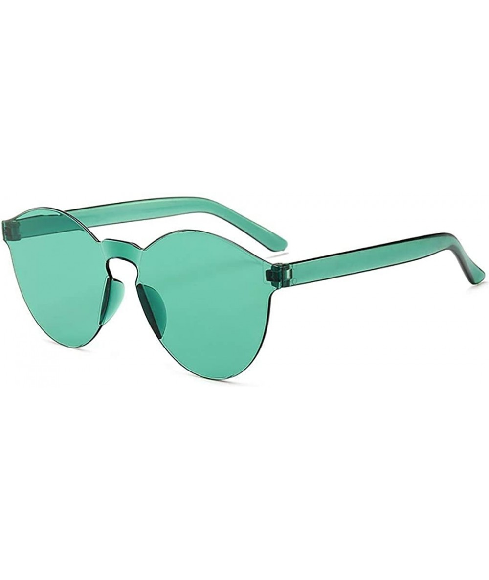 Round Unisex Fashion Candy Colors Round Outdoor Sunglasses Sunglasses - CW199S73RDK $35.90