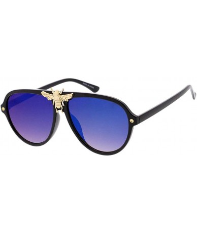 Aviator Urban Fashion Mega-Bee Aviator Sunglasses - Purple - CX18ASA5E5X $21.39