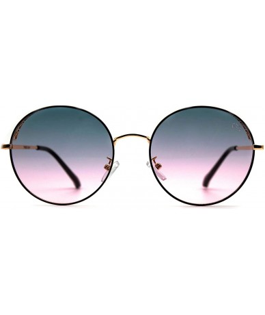 Round F008 Classic Round- for Womens-Mens 100% UV PROTECTION - Gold-purplepink - CT192TC8X33 $34.50