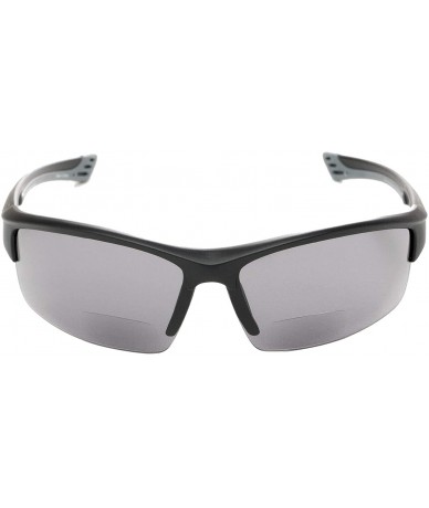 Rimless The Allstars" 3 Pair of our Most Popular Bifocal Sport Wrap Unisex Sunglasses - Black/Blue - CN1963SL9WR $46.07