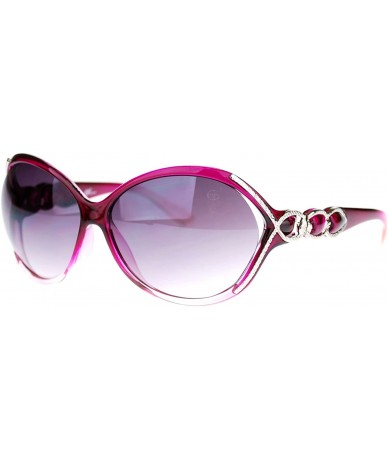 Butterfly Golden Bridge Womens Serpent Snake Chain Arm Butterfly Sunglasses - Burgundy - CI11O55AWNH $22.95