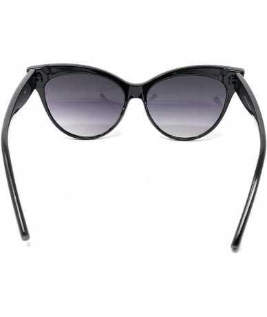 Cat Eye Cateye High Pointed Eyeglasses or Sunglasses - High Point Black - C311AZD66WT $16.23