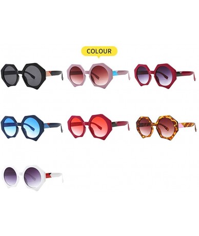 Oversized Oversized Sunglasses Polygonal Sunglass Vintage - C6 - CH197ZI870Y $18.20