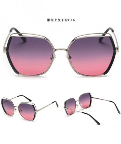 Rimless Retro Personality Polygon Trend Polarized Sunglasses - Figure 2 - CJ18XMNKL6X $35.65