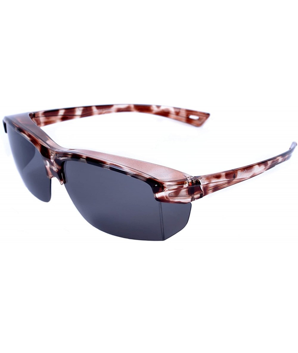 Wrap Tortoiseshell SUNGLASSES Spectacles - CV18GAL3ZEA $55.64