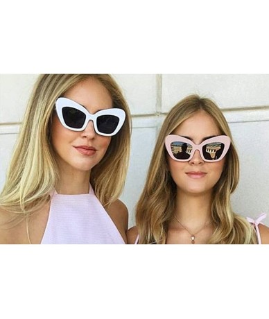 Wayfarer Light and Comfotable Womens Sunglasses Cats Eye Nice Looking Perfect Summer - Pink - CJ18G82W7KE $19.14