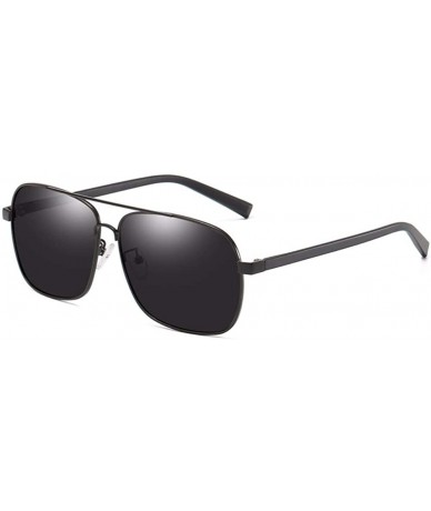 Square Polarized Sunglasses anti-glare polarized square driving Sunglasses - D - C518QR74HC4 $59.64