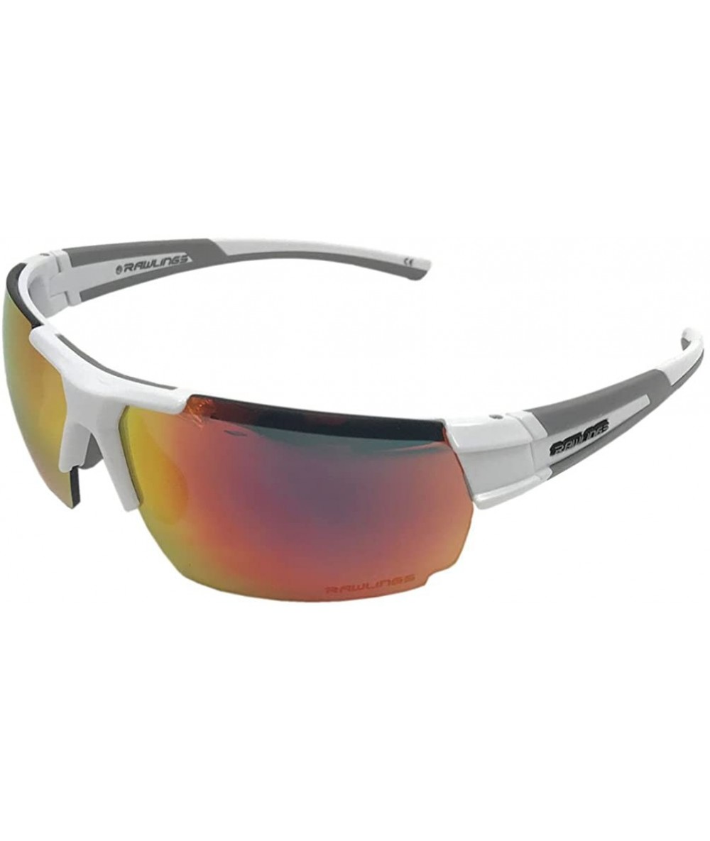 Shield 10220345.ACA Mens baseball Protective 26 RV Sunglasses Black - CA180QCG2WZ $30.29