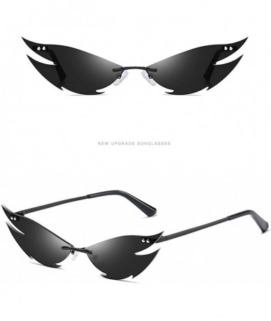 Square Women Cat Eye Sunglasses Glasses Shades Vintage Retro Vintage Sunglasses - Black - CS190627E52 $20.17