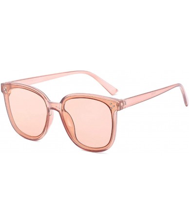 Oversized Vintage style Round Sunglasses for Unisex PC PC UV 400 Protection Sunglasses - Brown - CL18SZTN78S $27.43