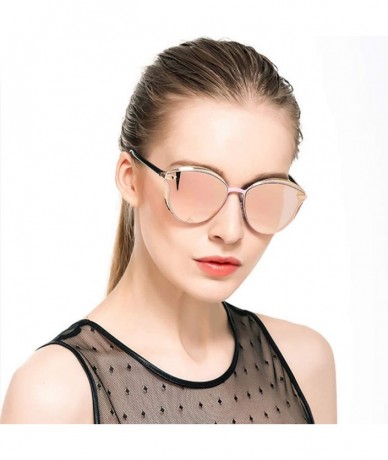 Square Metal Square Sunglasses-Polarized Classic Shade Glasses-Fashion Plastic Frame - A - CM190EEDGIG $62.18