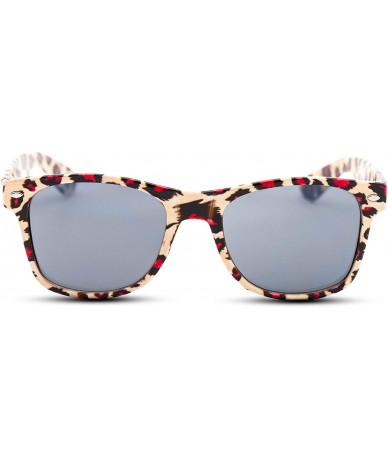 Wayfarer 2 Pair HQ+ Wild Fancies by Sojayo - 1 Blue-brown-black & 1 Off White-pink-black (2 Pack) - C418DOGQ83O $27.63