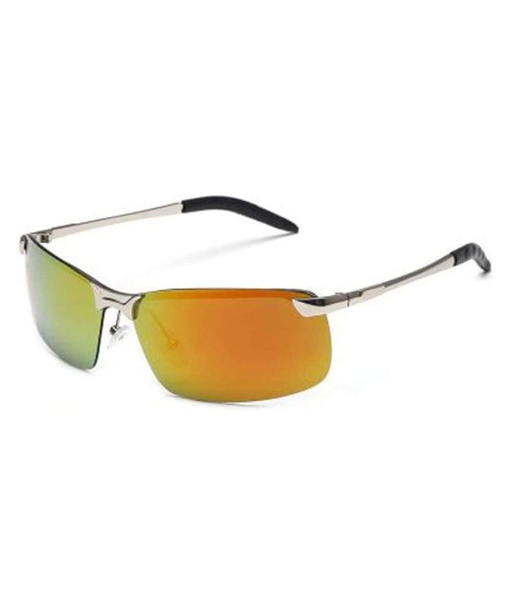 Sport Driver Night Vision Sunglasses Day and Night Polarized Men's Metal Sunglasses - 1 - CR1906CMX6T $56.68