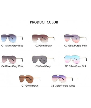 Rimless New Sunglasses Metal Rimless Sun Glasses Brand Designer Pilot Sunglasses Women Men Shades Top Fashion Eyewear - CL199...