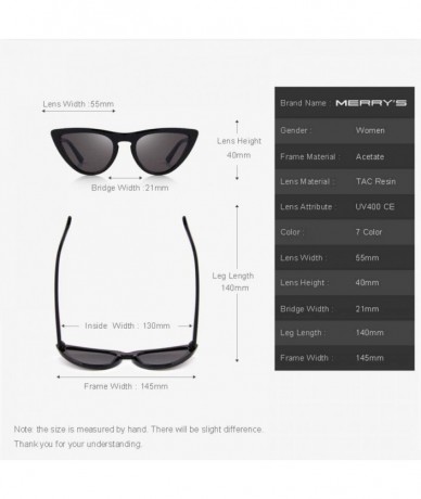 Aviator DESIGN Fashion Women Cat Eye Sunglasses Brand Designer Sunglasses C05 White - C04 Tortoise - CS18YLZAXRO $25.26