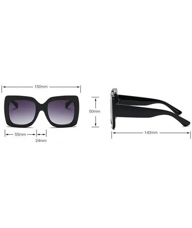 Goggle Gradient Oversized Sunglasses Protection - G - CS18OAZOQ2Y $18.62