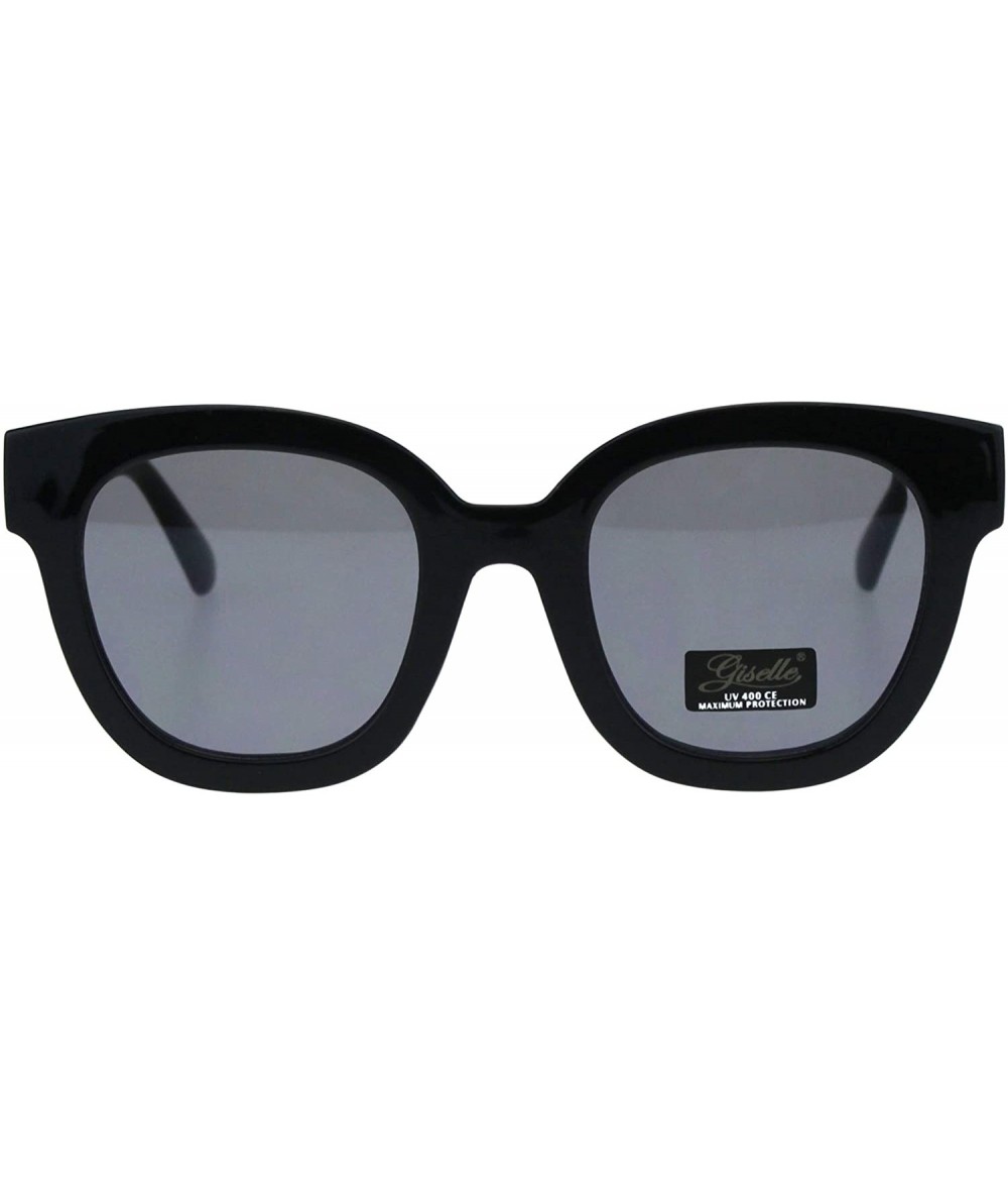 Square Womens Square Frame Sunglasses Modern Designer Style Shades UV 400 - Black - CU18ILTMGIU $20.15